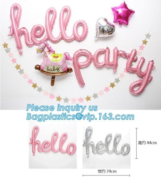 Wholesale Kids Disposable Paper Unicorn Baby Shower Birthday Party Supplies Set and Various Party Pack Goods, baloon,