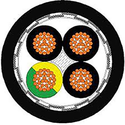 Fire Resistant Armored Cable Top-Notch Mica And XLPE Insulated LSZH Sheathed