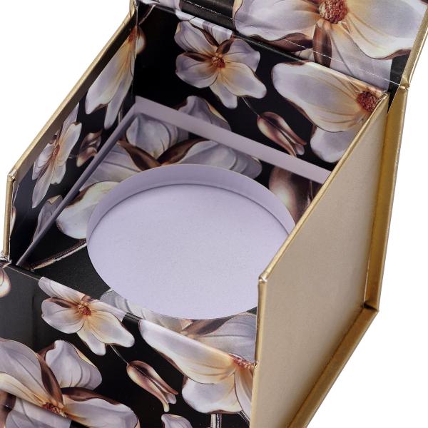 100% de maquiagem de forma especial caixa de presente de papelão magnético rígido para embalagens de perfumes de luxo