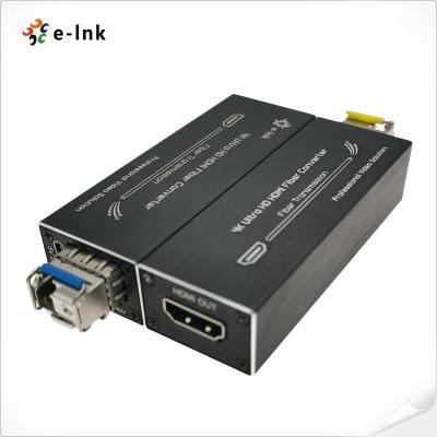 Sinal de vídeo do prolongamento 1.4a do prolongamento HDMI USB da fibra ótica de 80KM micro HDMI