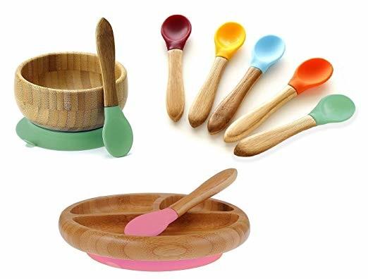 Eco Baby Bamboo Salad Set Custom Printing Tasteless Safe Contact With Food