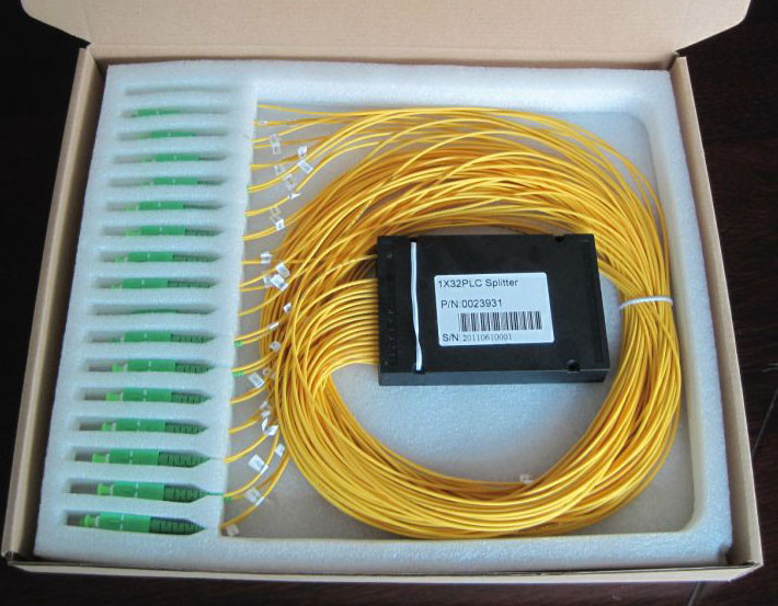 Одиночный режим и Multi Splitter оптического волокна PLC режима 1×8 для дублирования сети