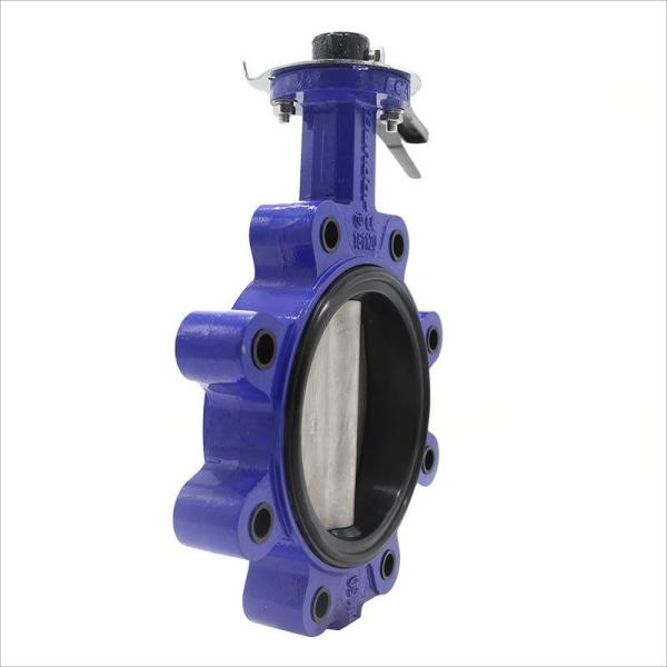 Single-clamp butterfly valve wafer-type center-line sealing butterfly valve stainless steel