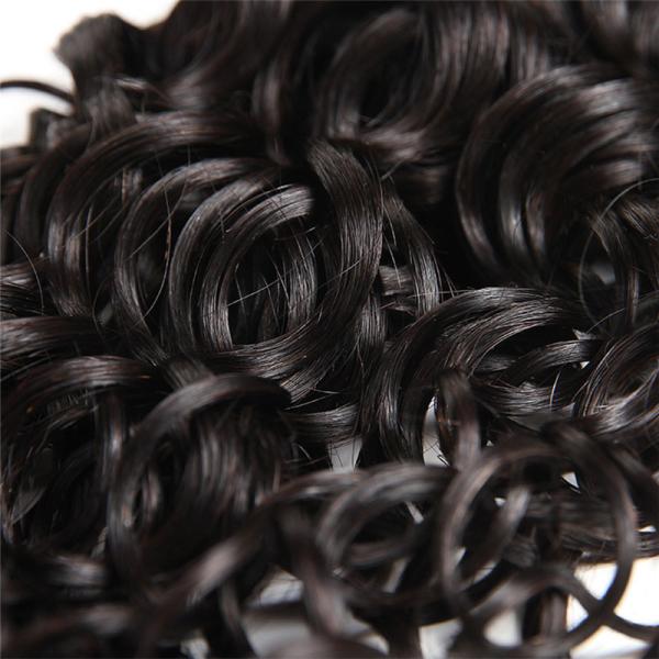 Peruvian Human Hair Closures With A Natural Part , Remy Hair Lace Closure