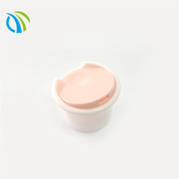 Cuidados pessoais superiores 24mm do rosa 24/410 dos tampões do disco de Flip Top Bottle 0.3ml para o champô