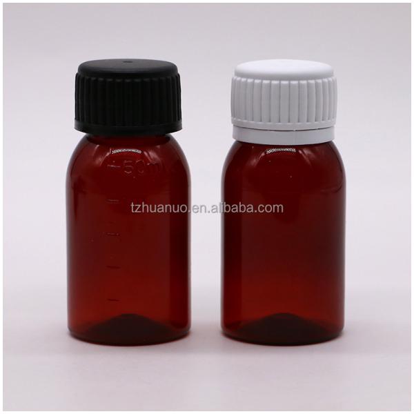 Скрутная крышка ПЭТ-бутылка для 100 мл/60 мл сиропа, основной материал ПЭТ-крышки, защищенные от подделок