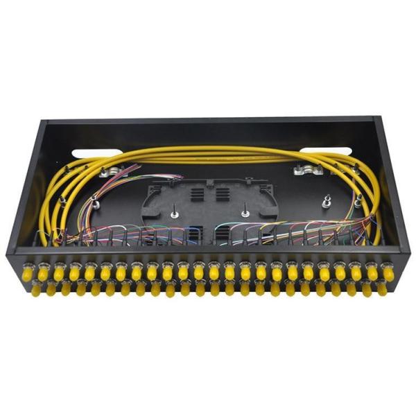 Fixed Fiber Optic Rack Mount Enclosure 12 Core Patch Panel 1U St Upc Adapter​