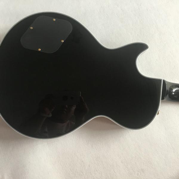 Top quality only one pickup lp custom black beautify Electric Guitar,Custom guitar,Golden hardware