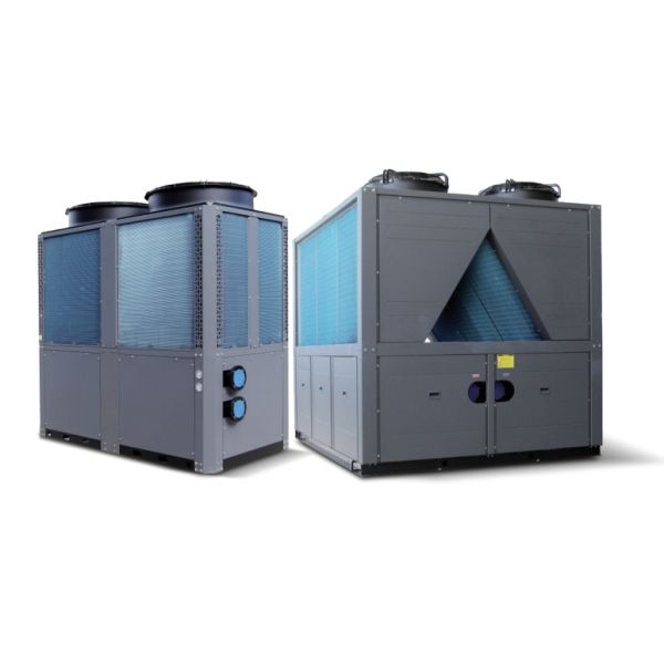 180 kW Electric Air Source Heat Pump for Hotel Heating & Cooling Metal Housing