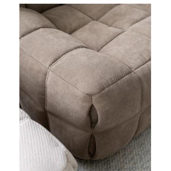 Classic Fashionable Waffle Fabric Sofa Hotel Retro Snuggle Chair
