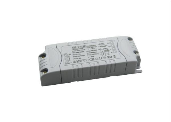 Noise Free Dimmer Outdoor Led Driver 20W Power PC Plastic Cover Constant Current