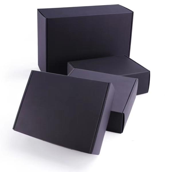 Luxury Corrugated Cardboard Gift Boxes Custom Logo Hair Extension Packaging Boxes