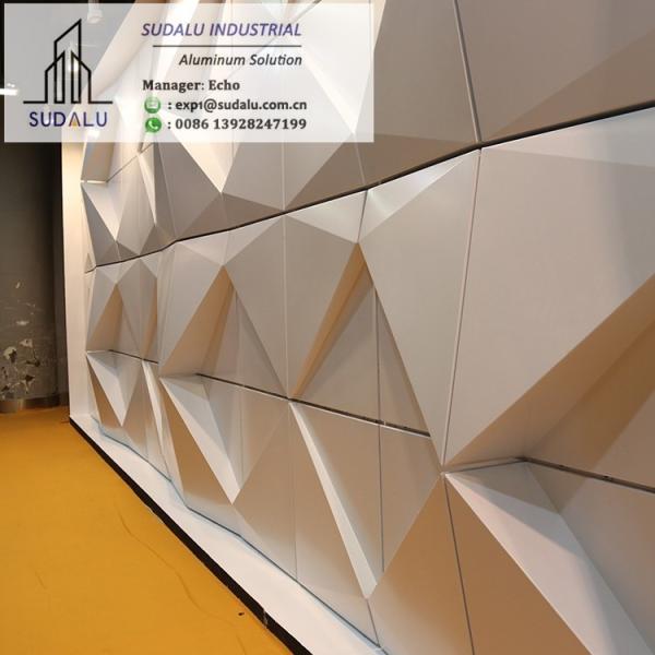 SUDALU Customized 3D Interior Aluminium Panels Building Facade Decorative Panel