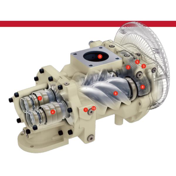 90-160kW Micro Oil Screw Air Compressor 7-12.5barg 13-31.5m³/min