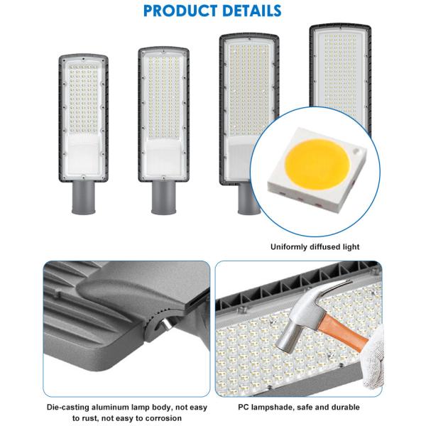 Высокомощный светодиодный уличный фонарь наружное дорожное освещение IP66 водонепроницаемый алюминий