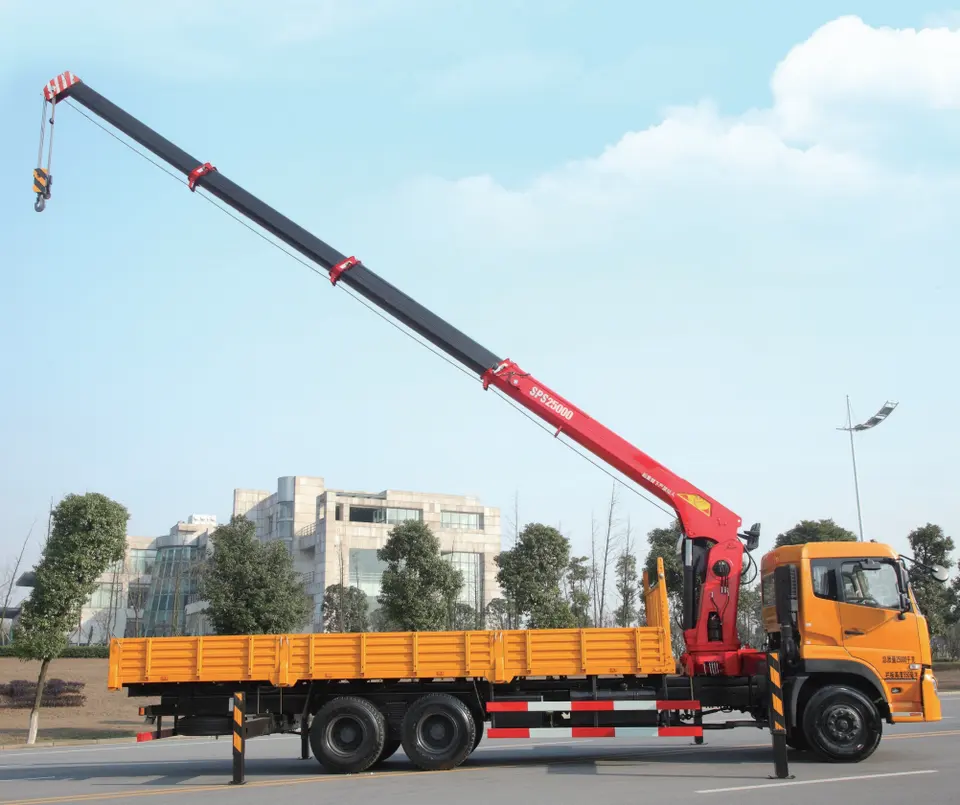 10 Ton 20 Ton Sany Boom Mounted Crane SPS25000 SPS5000 with Max. Lifting Height 41.6m