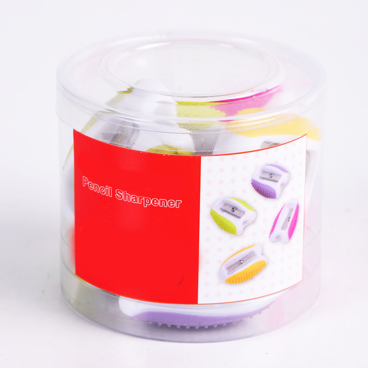 Single Hole Plastic Novelty Promotional School and Office Pencil Sharpener