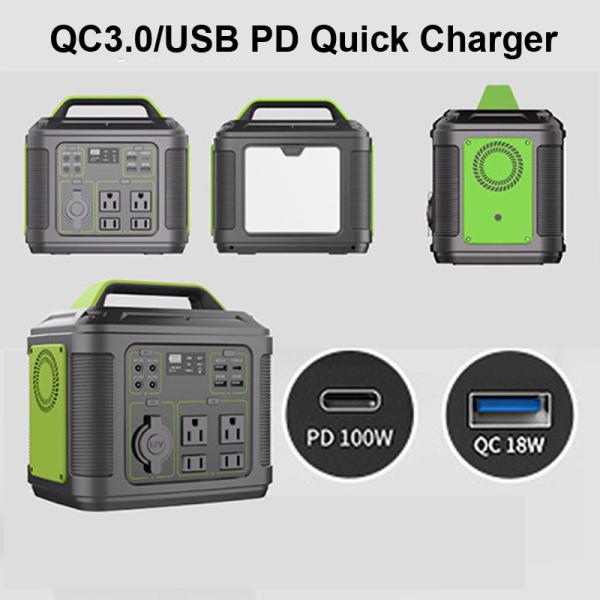 300W 80000mAh Outdoor Portable Solar Power Supply Over Current Protection