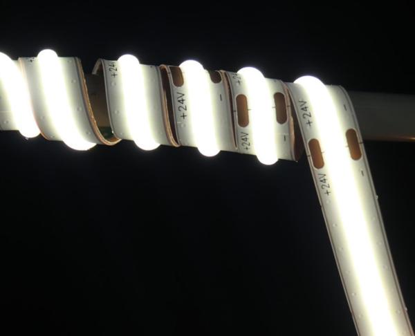 Hign CRI 10w Flexible Cob Led Tape IP20 504 Chips 35.7mm Length