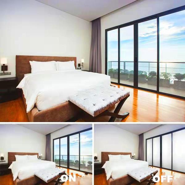 UV Rejection Smart Transparent STF PDLC Glass Film 5W