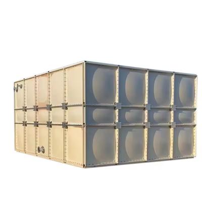 Tanque de água seccional Frp Modular Grp Smc Tanque de água fibra de vidro 10000 Litro Reservatório de água Tanque de armazenamento para água da chuva