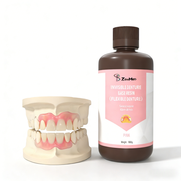 High Flexibility Flexible Partial Denture Resin Combined with Bending Strength 34 Mpa Ensuring Strong Dental Performance