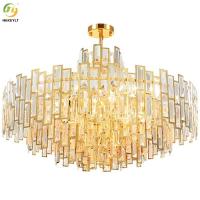 D60*H48cm E14 Vela Lustre Cristal Personalizado Elegante Dourado
