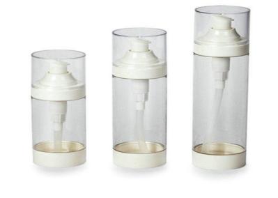 Garrafa cosmética mal ventilada do cilindro 30ml PP para o vário empacotamento cosmético