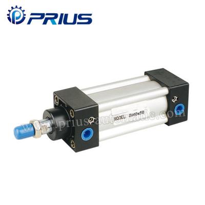 SI Series Double Acting Pneumatic Air Cylinder 50~800mm/S Speed ISO 15552 Standard