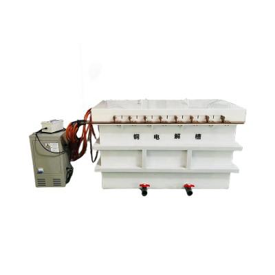 Equipamento eletrolítico de cobre de 50 kW controlado por PLC para produção de ácido sulfúrico