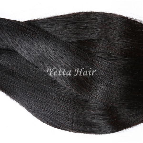 12'' - 30''  Smooth Soft Peruvian Human Hair Weave Silky Straight For Ladies