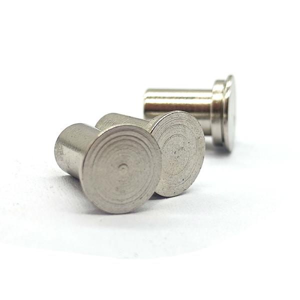 Stainless Steel Flat Head Rivets Anodized Precision Machining Custom Parts