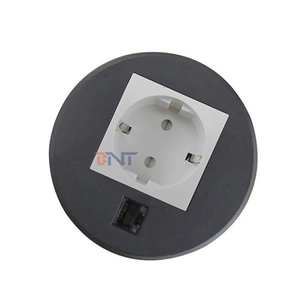 80mm Cut Out Flushed Mounted Recessed Table Mini Socket Outlet
