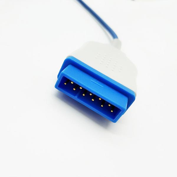 TPU Jacket Monitor SPO2 Sensor 10ft Cable GE Healthcare Corometrics Compatible