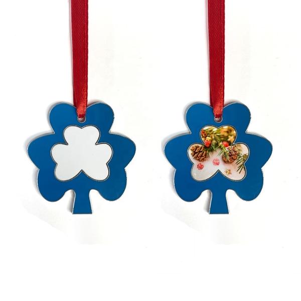 Ideas de Regalo de Navidad por Sublimación Colgante de Árbol de Navidad Adornos Navideños con Foto Personalizada