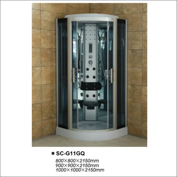 Free Standing Luxury Shower Cubicles Corner Shower Cabinets With Foot Massage