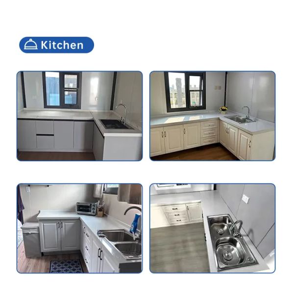 40FT Modular Container House with Galvanized Steel Frame for Fast Installation and Extendable Design