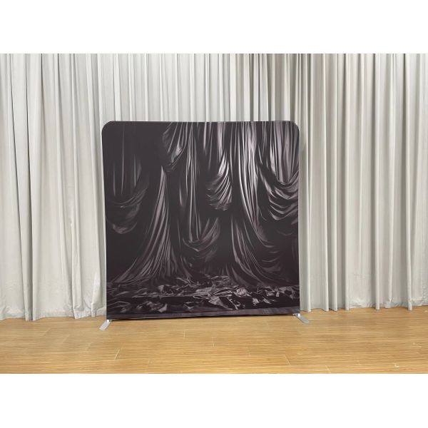 8x8ft Exhibition Backdrop Polyester Fabric Photo Booth Backdrop