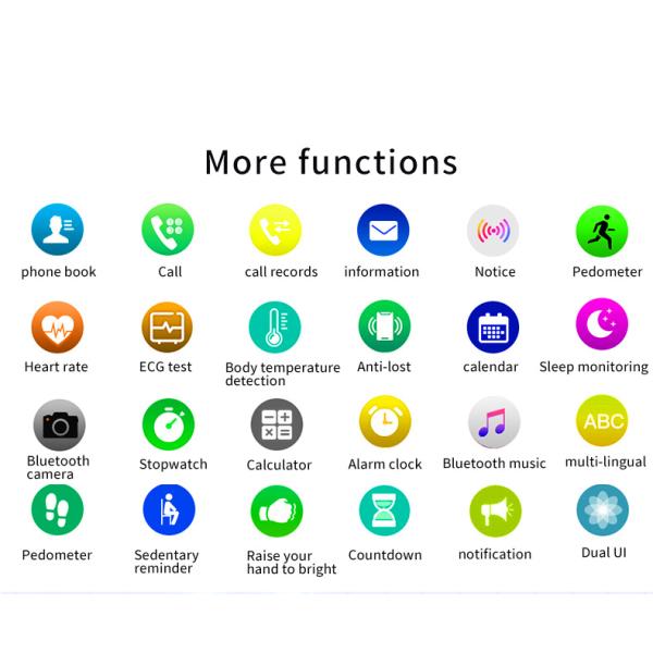 HL26Plus Smartwatch 1.75 Inch 320*385 Waterproof Sports Can Provide Customized