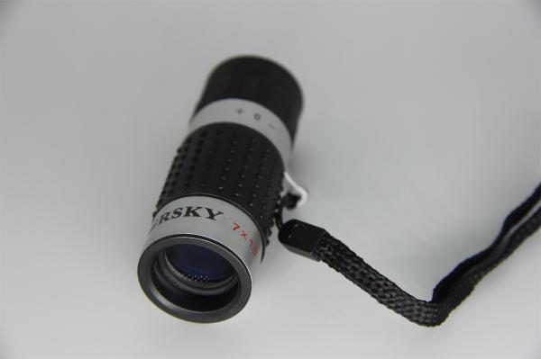 Long Range 7X18  Pocket Monocular Telescope With Tripod And Side Hand Strap