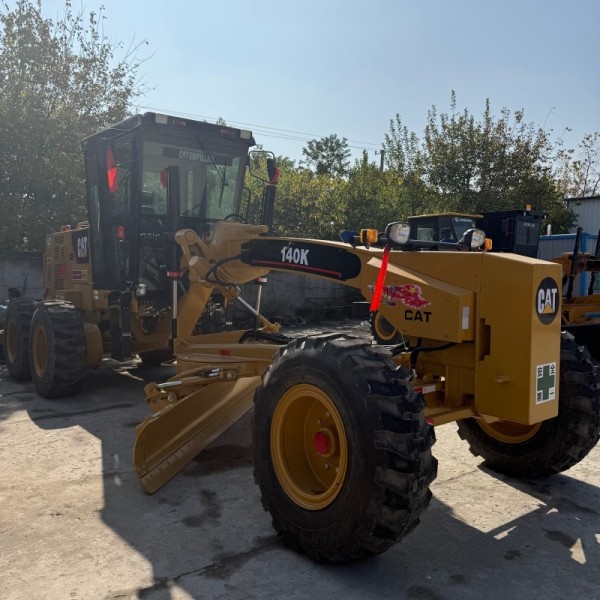 Hot Sale Second Hand CAT 140K Motor Graders Used  140K Graders Land Leveller with Stable Performance