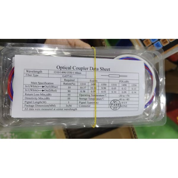 FBT Optic Splitter No Connector 10/90 15/85 20/80 50/50 30/70