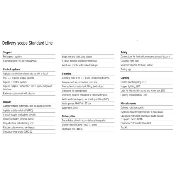 M36-4 использовало тележку конкретных насосов Putzmeister с Мерседес 3341 шасси