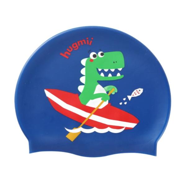 Promotional Kids Adults Size Silicone Swimming Cap With Custom Printing