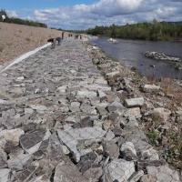 Malla de alambre hexagonal de la cesta anti del moho los 2m Gabion del control de inundaciones
