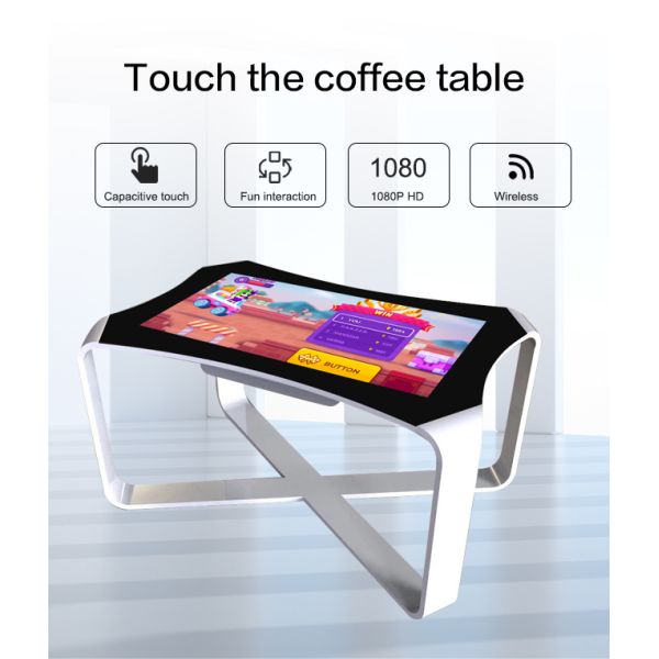 55 inch advertising player interactive large touch screen table for meeting room advertising display video player