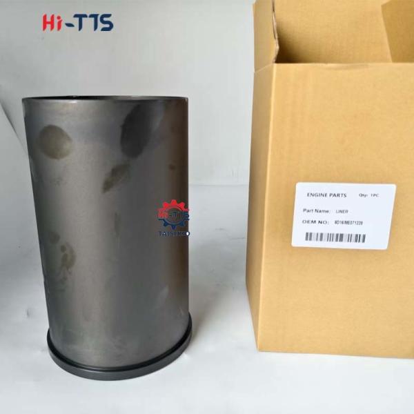 6D16 Excavator Cylinder Liner ME071228 125mm Iron Sleeve