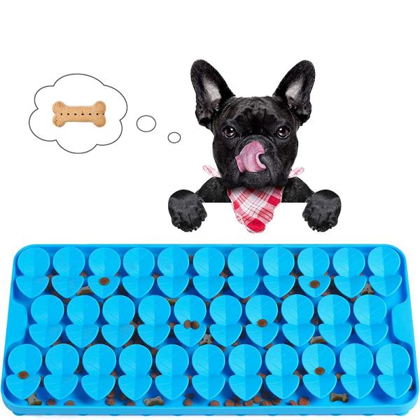 Food Grade Silicone Slow Feeder Mat Solid Pattern for Dogs and Cats Sniffing Lick Pad