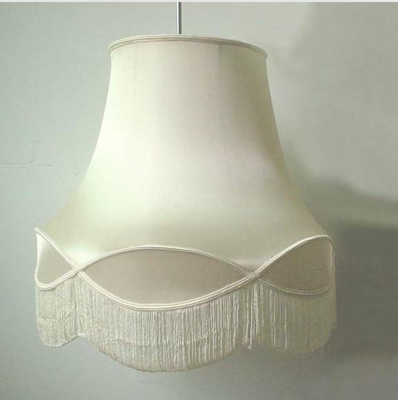 Liberal Purl Victoria Lamp Shade Creme Scallop Bell Lamp Shade