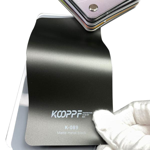 Matte Metal Black TPU Color Paint Protection Film Vinyl Car Wrapping Film 7.5mil K-089